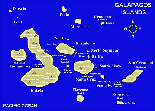 Carte - Galapagos
