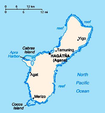 Carte - Guam