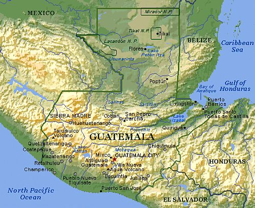 Carte - Guatemala