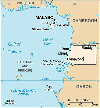 Carte - Guinee Equatoriale