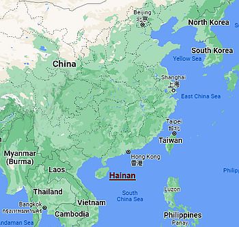 Hainan, où elle est située