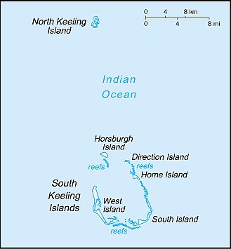 Carte - Iles Cocos