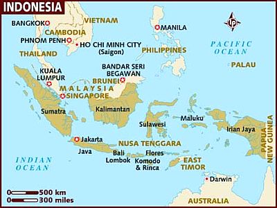 Carte - Indonesie