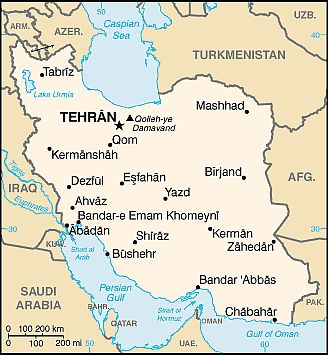 Carte - Iran
