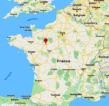 Le Mans, position dans la carte