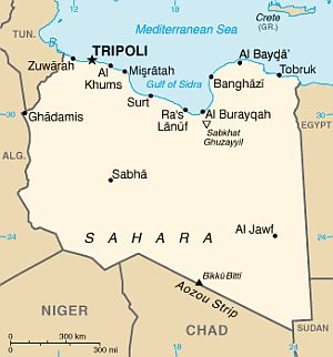 Carte - Libye