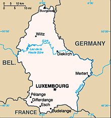 Carte - Luxembourg