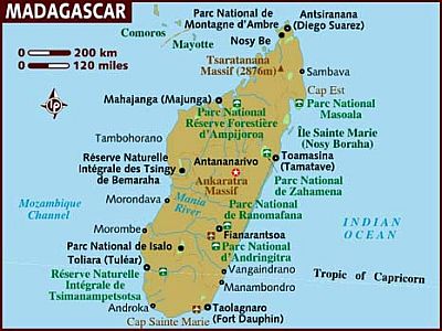 Carte - Madagascar