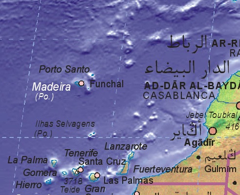 ile de madère carte