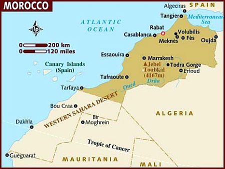 Carte - Maroc