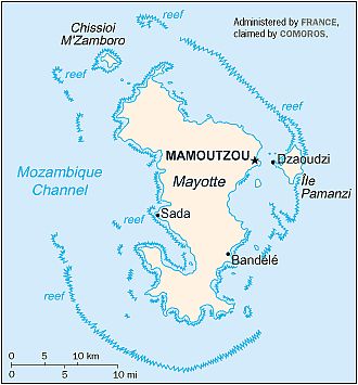 Carte - Mayotte
