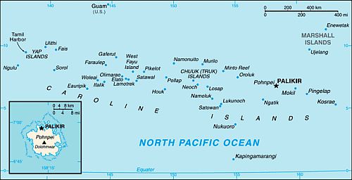 Carte - Micronesie