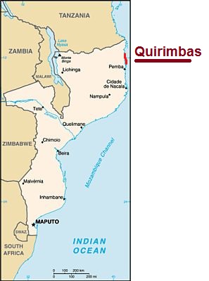 Quirimbas, où elles sont