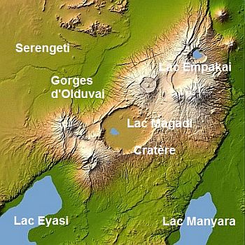 Carte de Ngorongoro