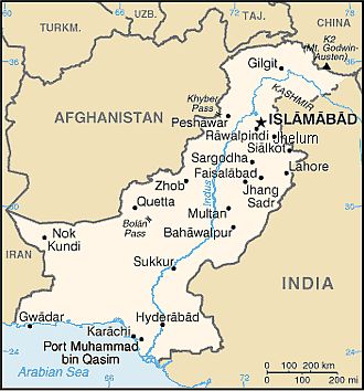 Carte - Pakistan