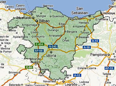Pays basque, carte