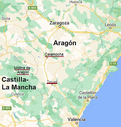 Le triangle du gel en Espagne