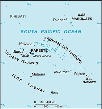 Carte - Polynesie Française