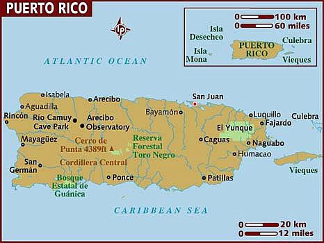 Carte - Porto Rico