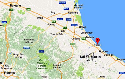 Rimini, où se trouve