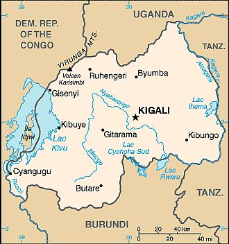 Carte - Rwanda