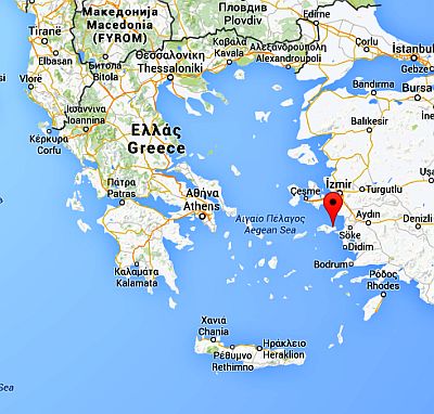 Position de Samos