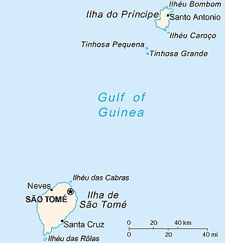 Carte - Sao Tome Et Principe