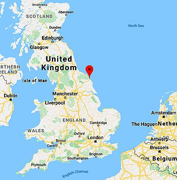 Scarborough, position dans la carte