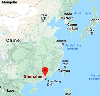 Shenzhen, où se trouve