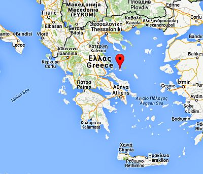 Position de Skopelos