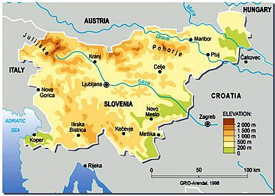 Carte - Slovenie