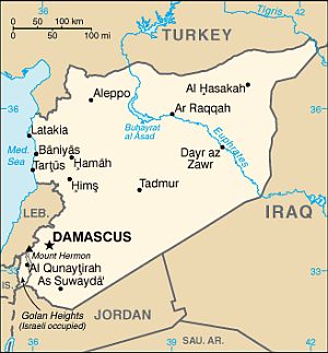Carte - Syrie