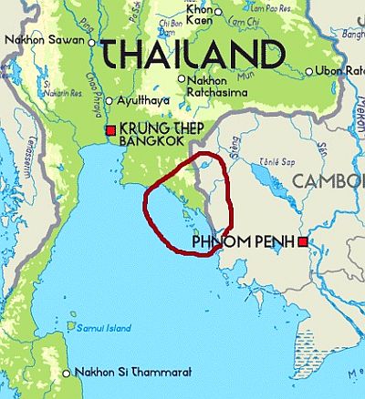 Thaïlande - la côte à sudest de Bangkok