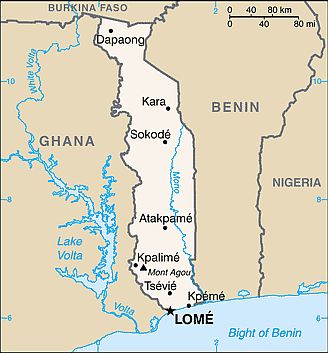 Carte - Togo