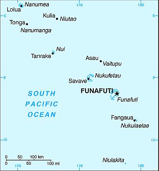 Carte - Tuvalu