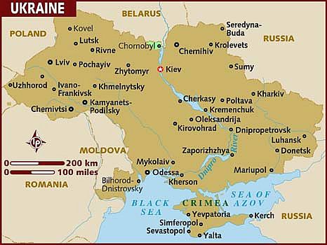 Carte - Ukraine