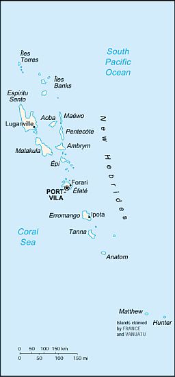 Carte - Vanuatu