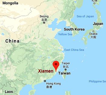 Xiamen, où se trouve