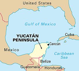 Yucatán du Yucatán, où il est