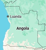Huambo, position sur la carte