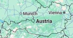 Graz, position sur la carte