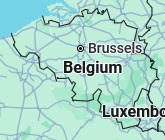 Anvers, position sur la carte