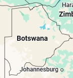 Francistown, position sur la carte