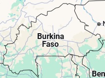 Bobo Dioulasso, position sur la carte