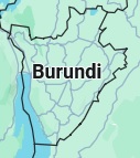 Bujumbura, position sur la carte