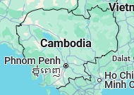 Kampot, position sur la carte