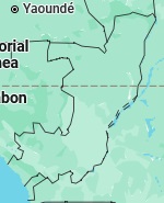 Brazzaville, position sur la carte