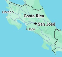 Liberia, position sur la carte