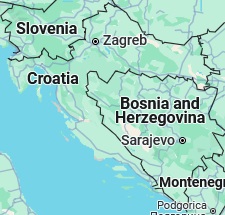 Dubrovnik, position sur la carte