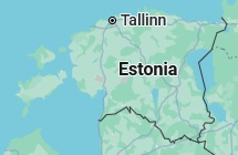 Tallinn, position sur la carte